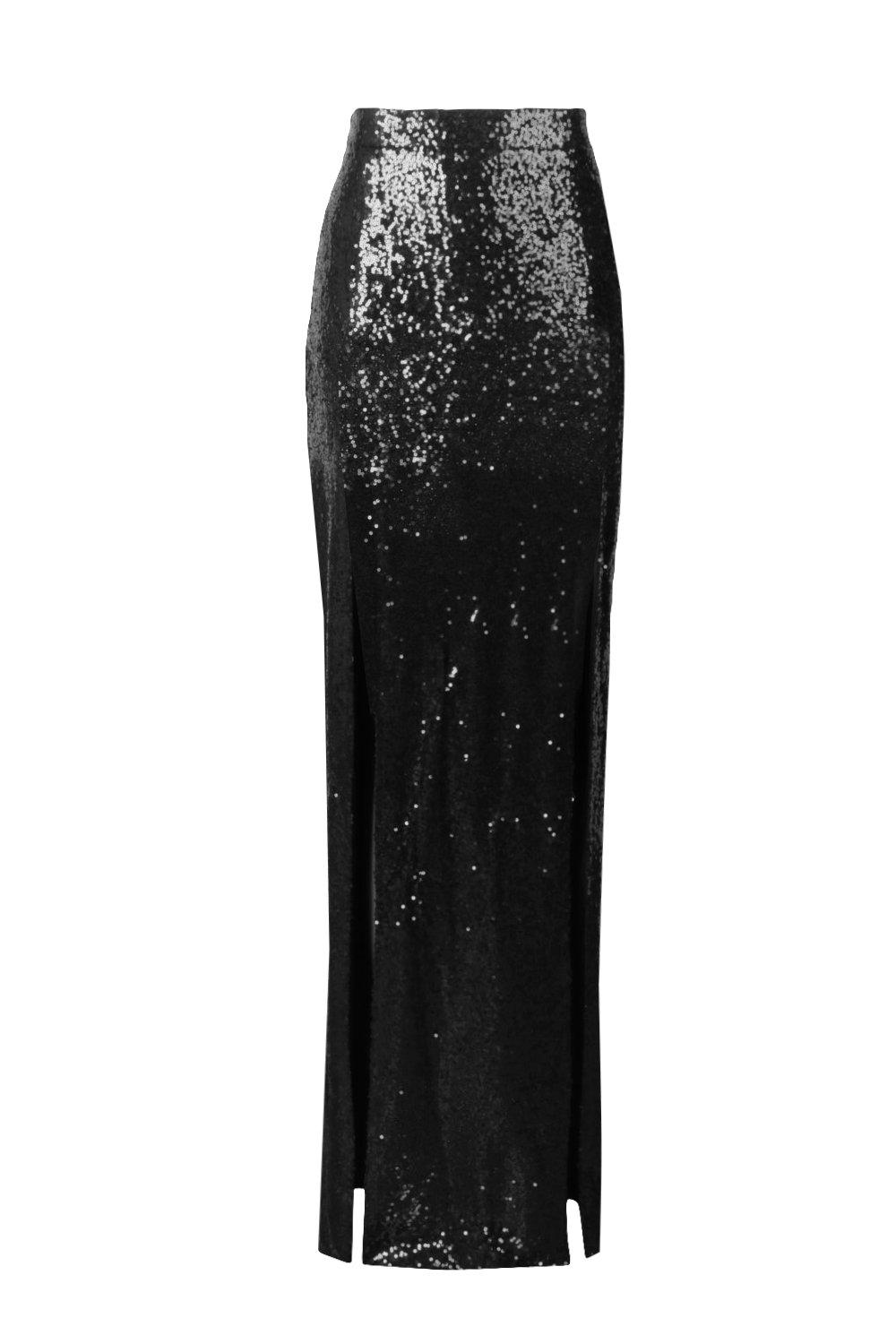 maxi skirt sequin pencil skirt