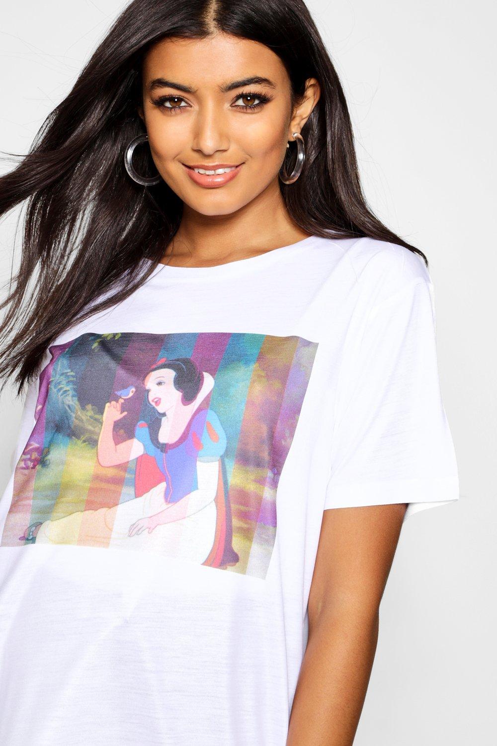 Snow white cheap tee shirt