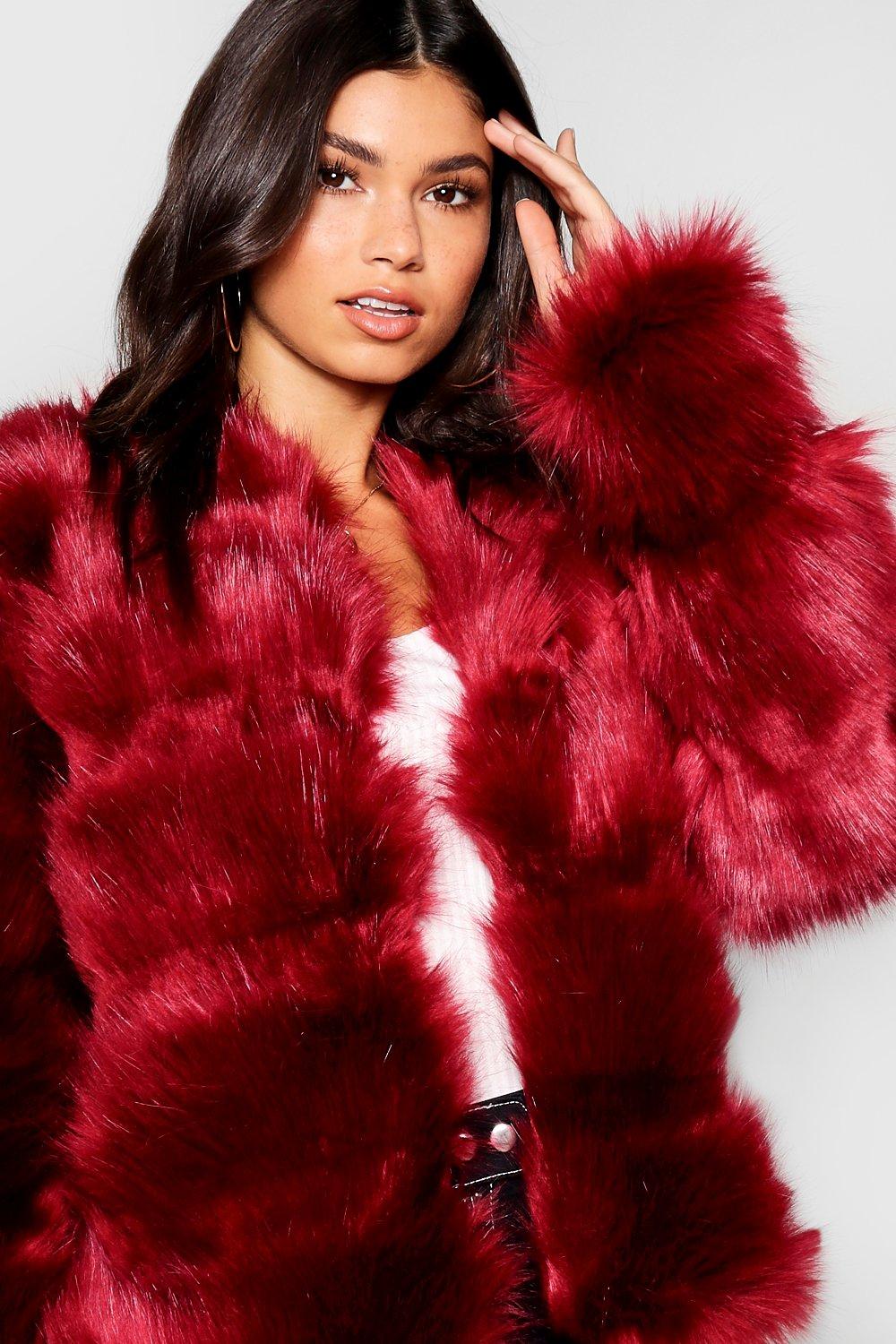 Boohoo boutique faux hot sale fur coat