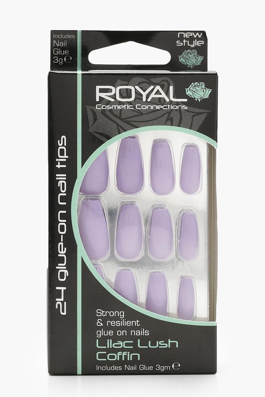 24 Ongles Lilac Lush Coffin, Lilas image number 1
