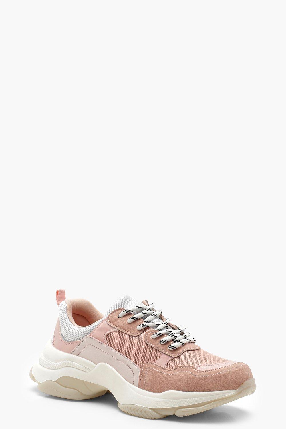 pastel chunky trainers