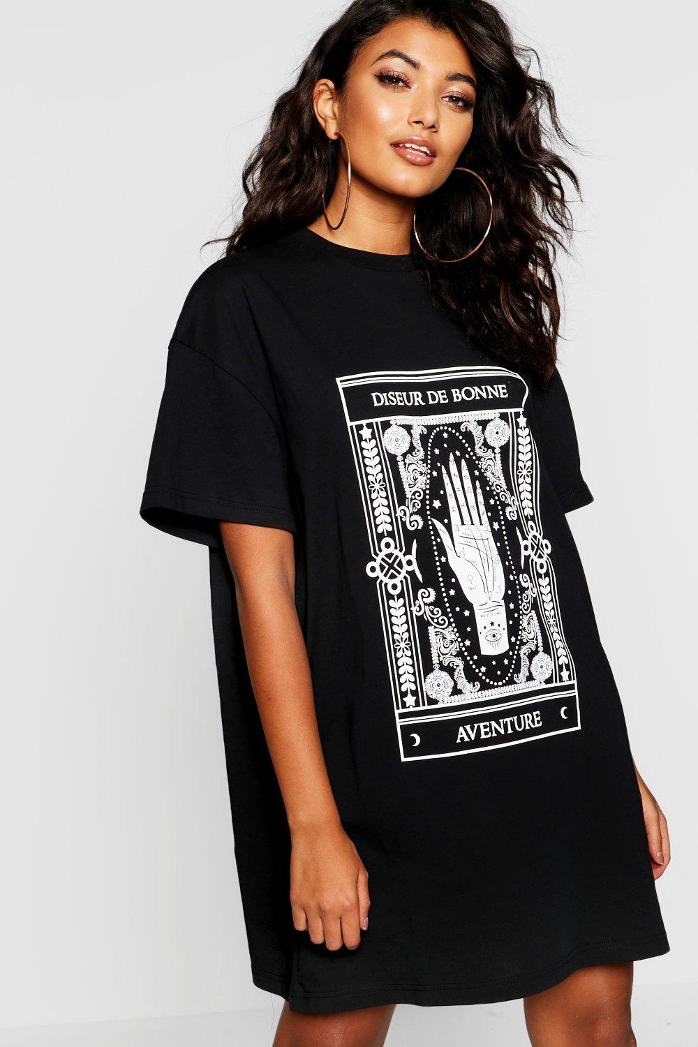 boohoo t shirt dress