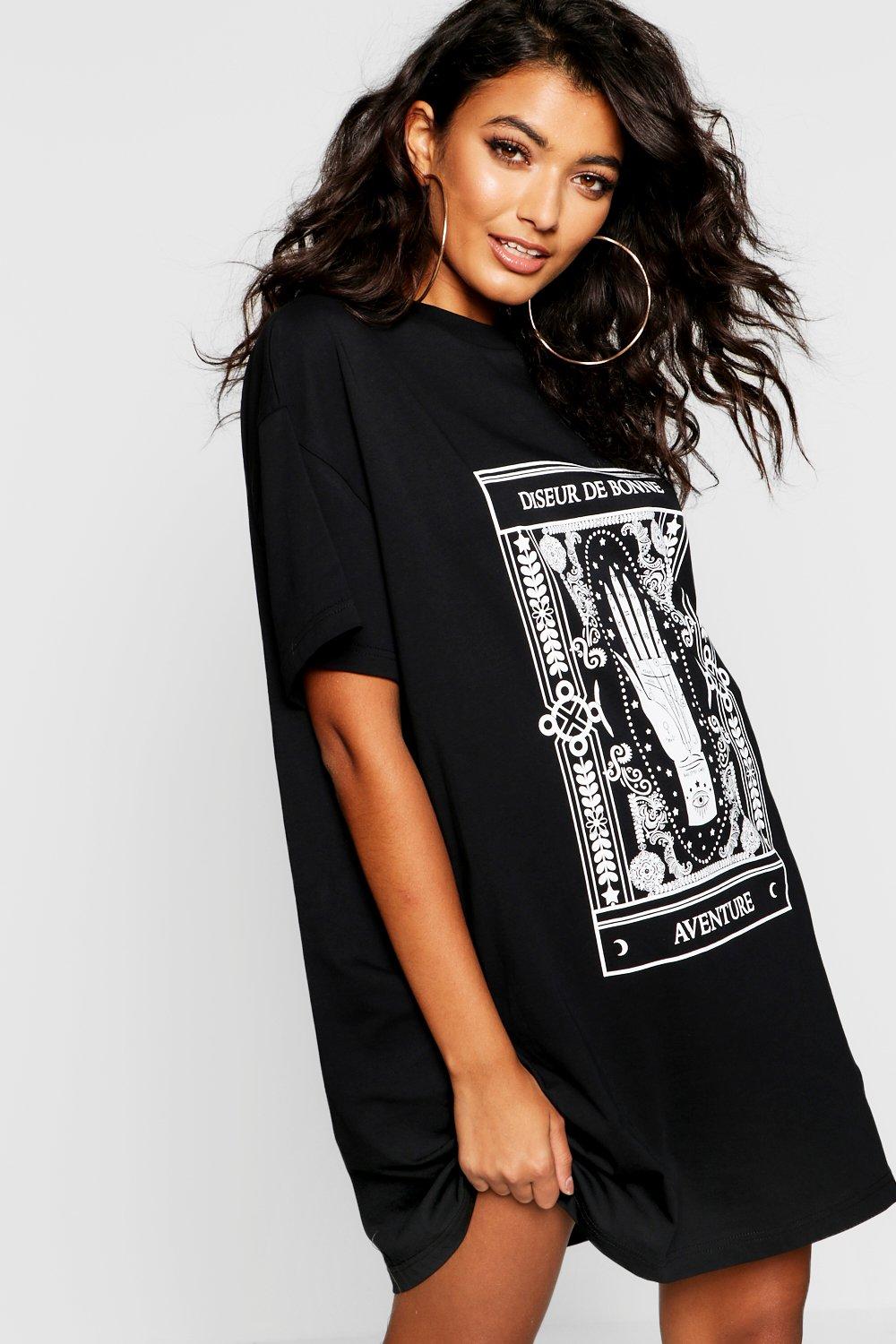 Oversized T Shirtjurk Met Opdruk