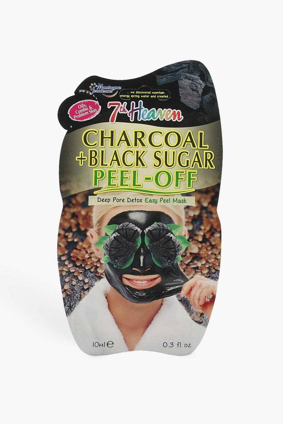 Anthrazitfarbene und schwarze Zucker Peel-Off-Maske, Schwarz black