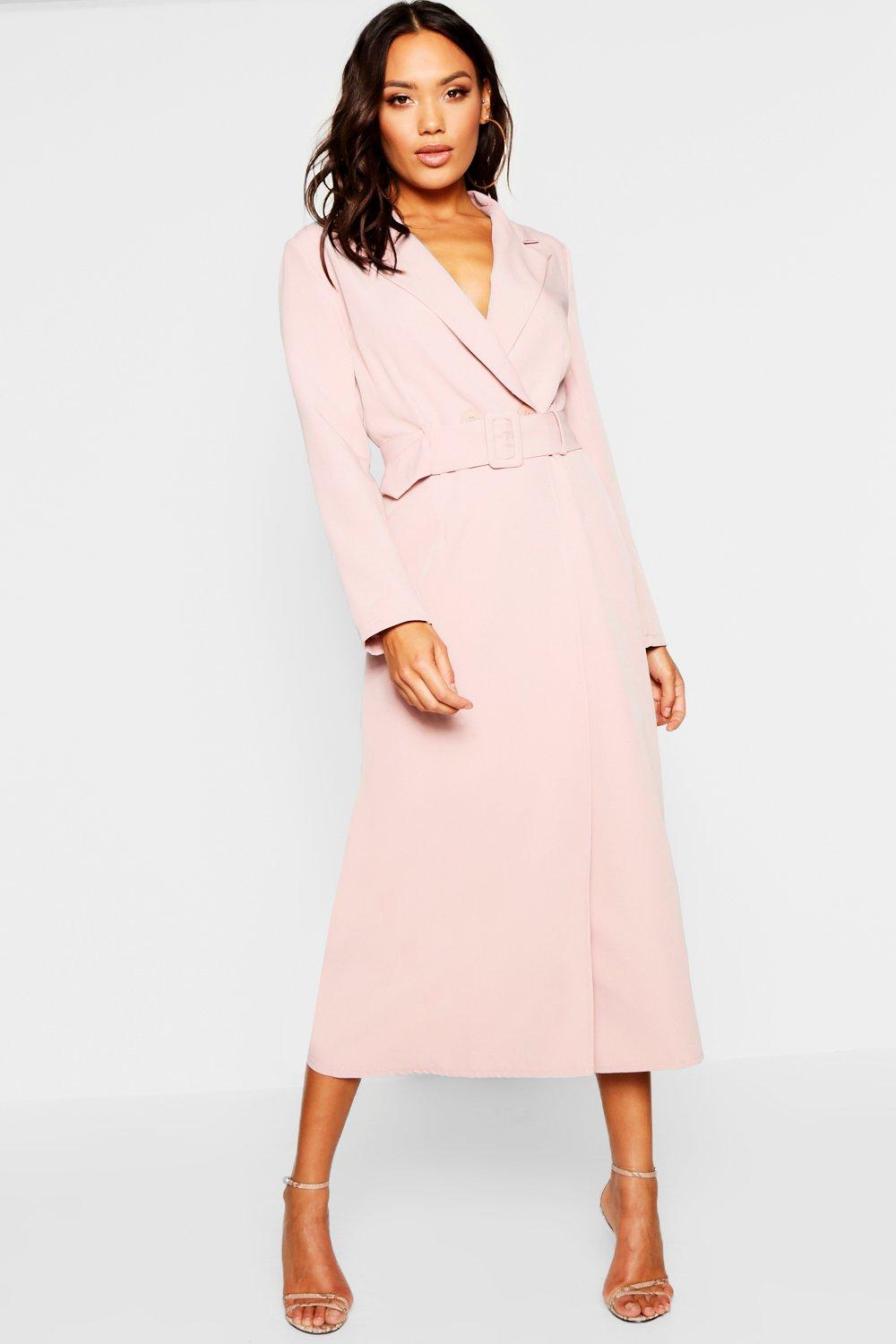 Women's Woven Double Breasted Maxi Blazer Dress | Boohoo UK