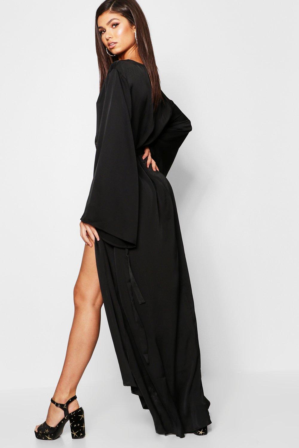 Kimono maxi dress outlet boohoo