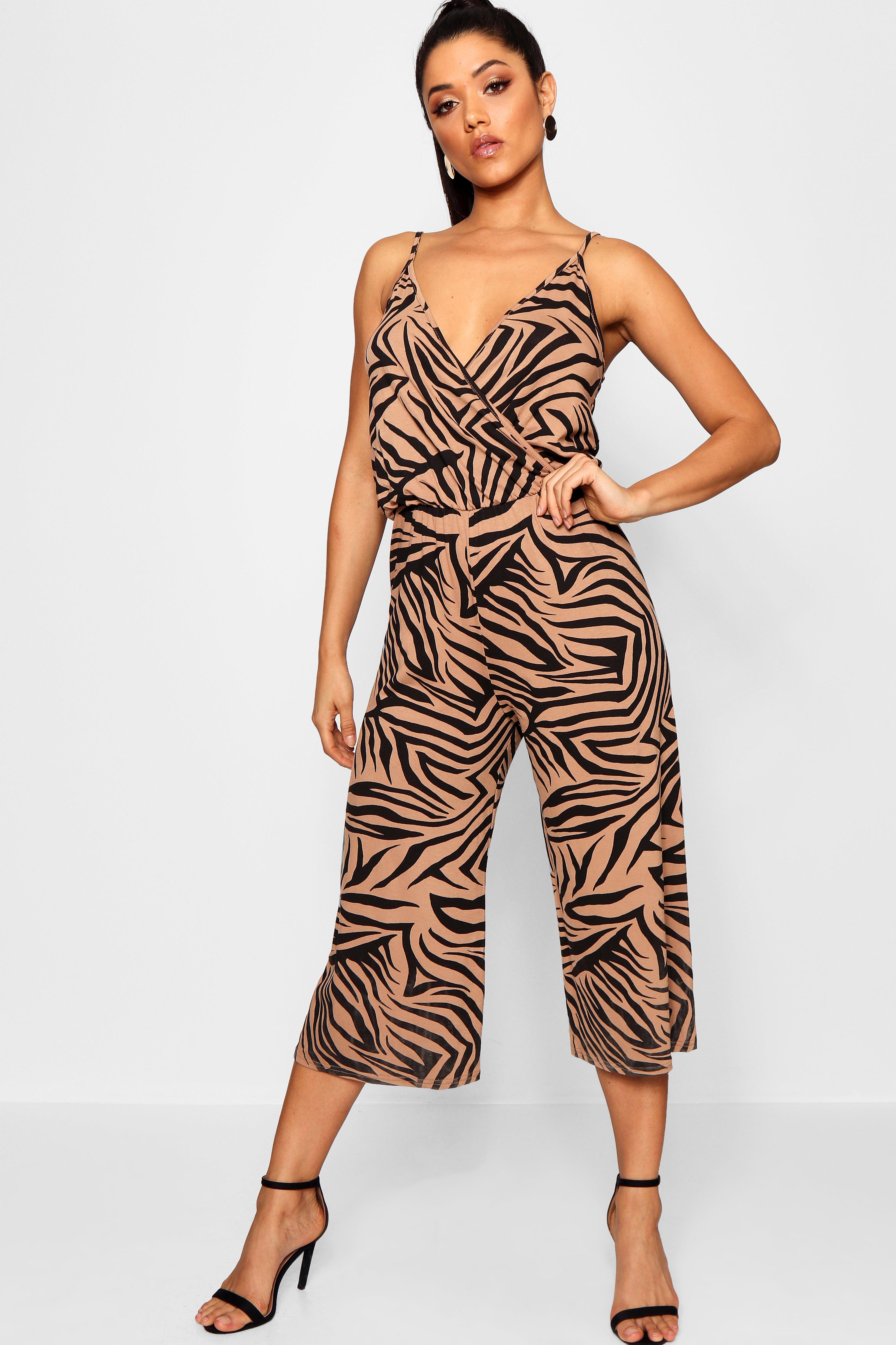 zebra jumpsuit