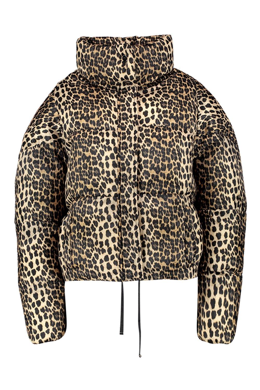 Boohoo sales leopard coat