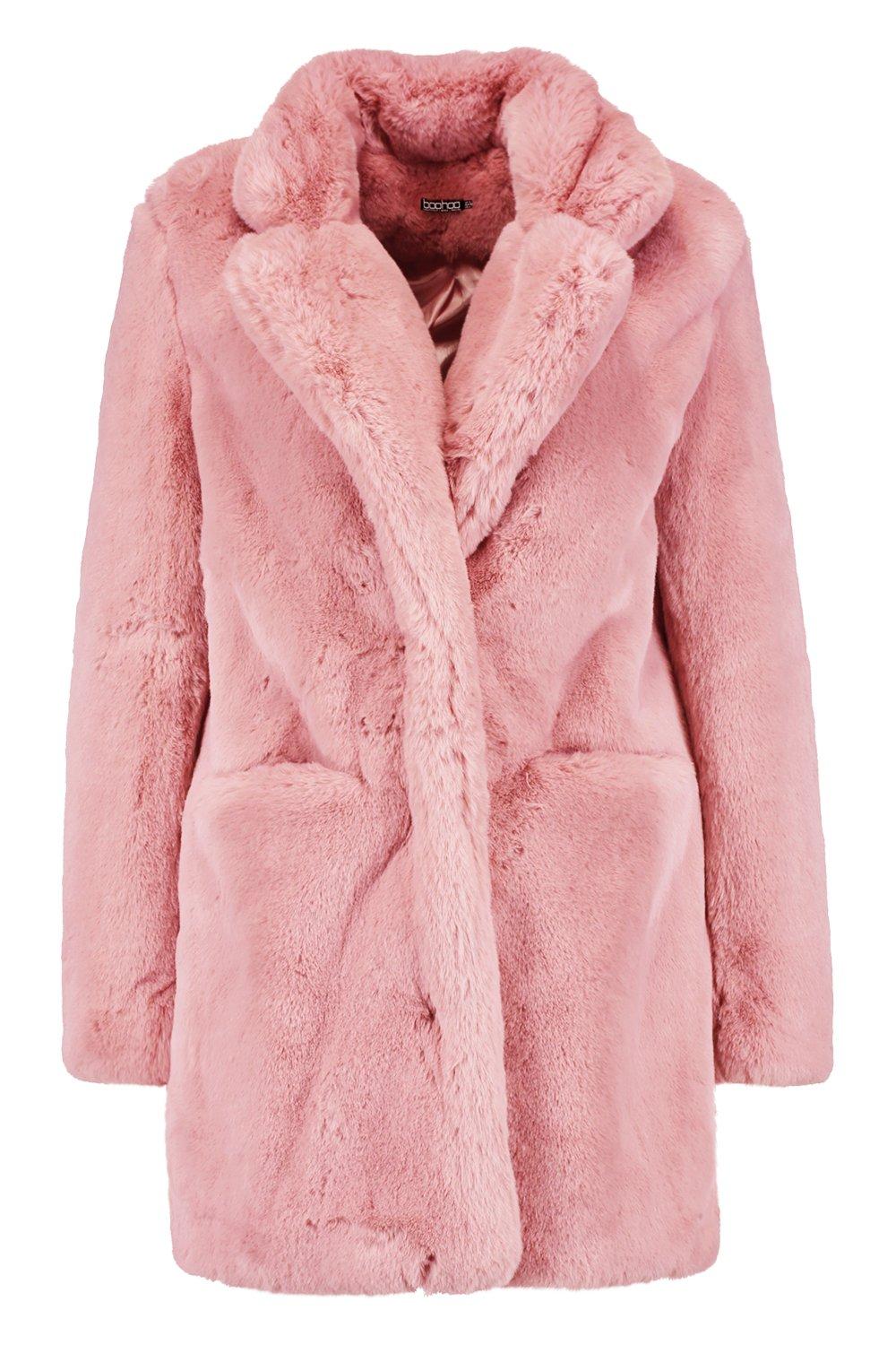 Boohoo boutique clearance faux fur coat