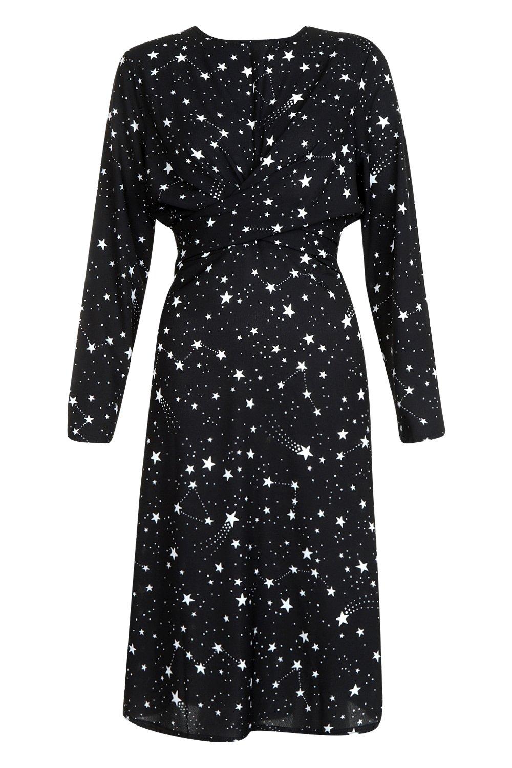 boohoo constellation dress