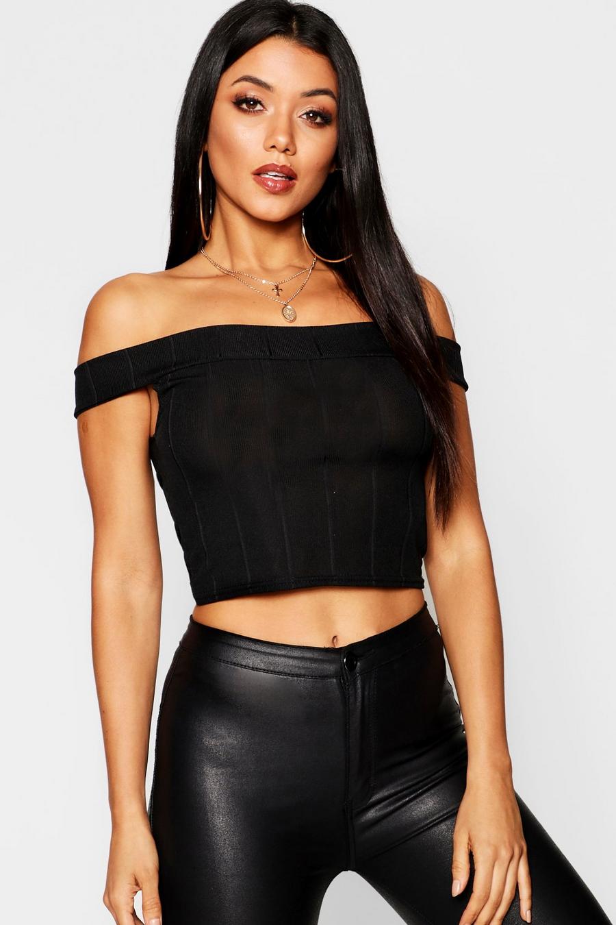 Bandage Off The Shoulder Top image number 1