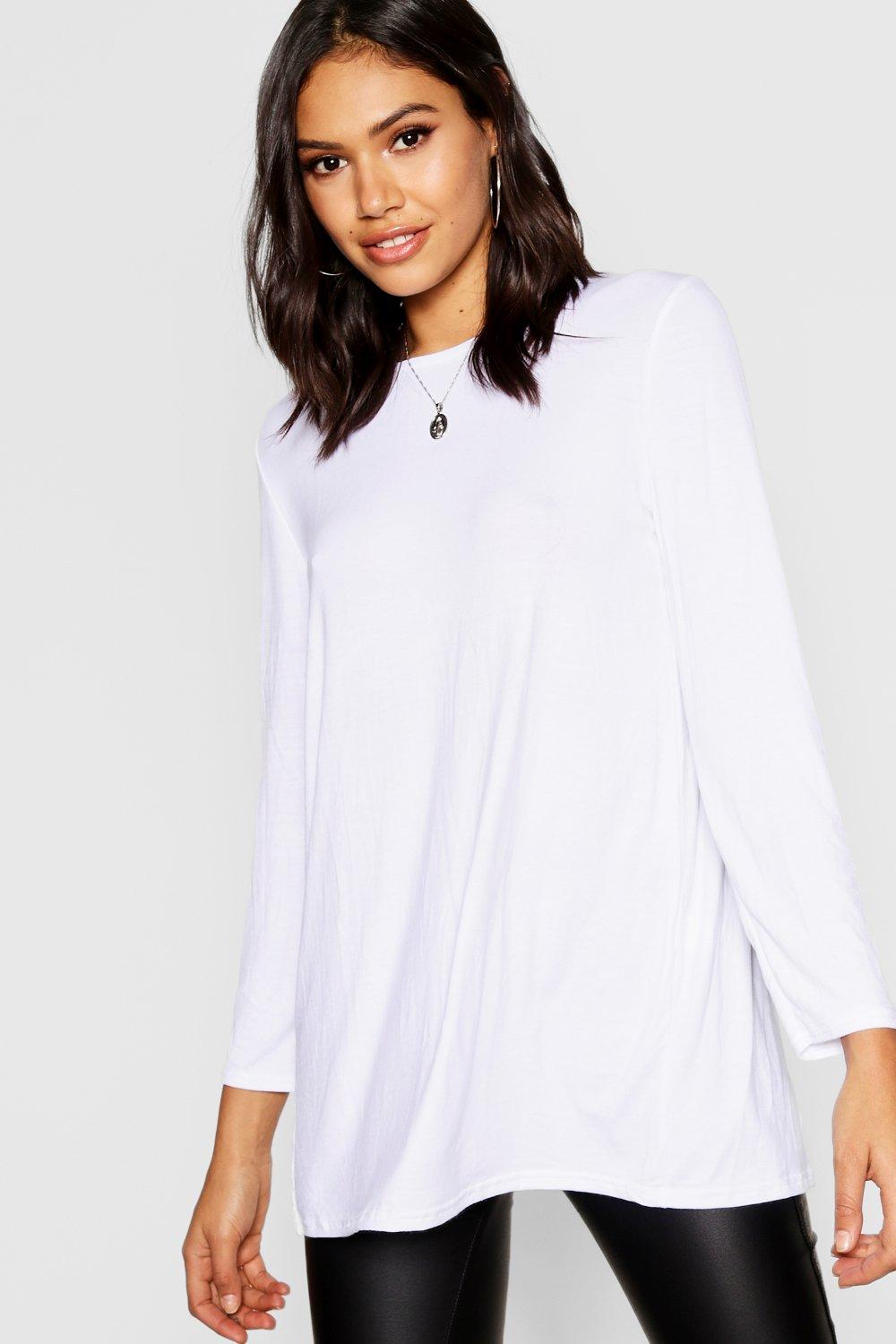 Comfortlux long-sleeved T-shirt with open back