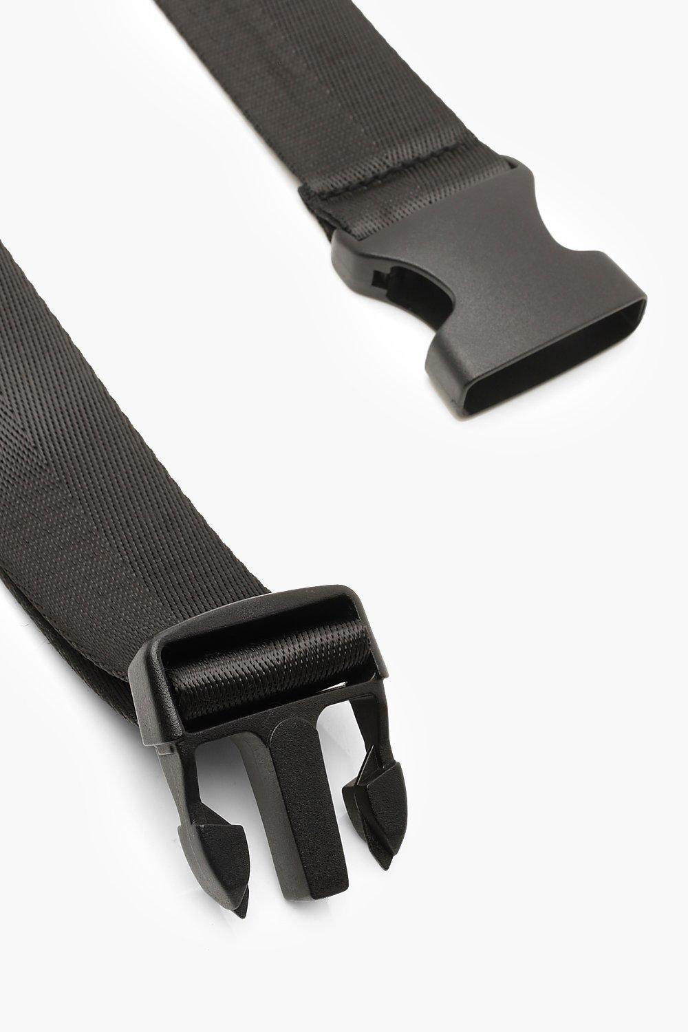 Longline Buckle Tape Belt | boohoo USA Longline Buckle Tape Belt | boohoo USA