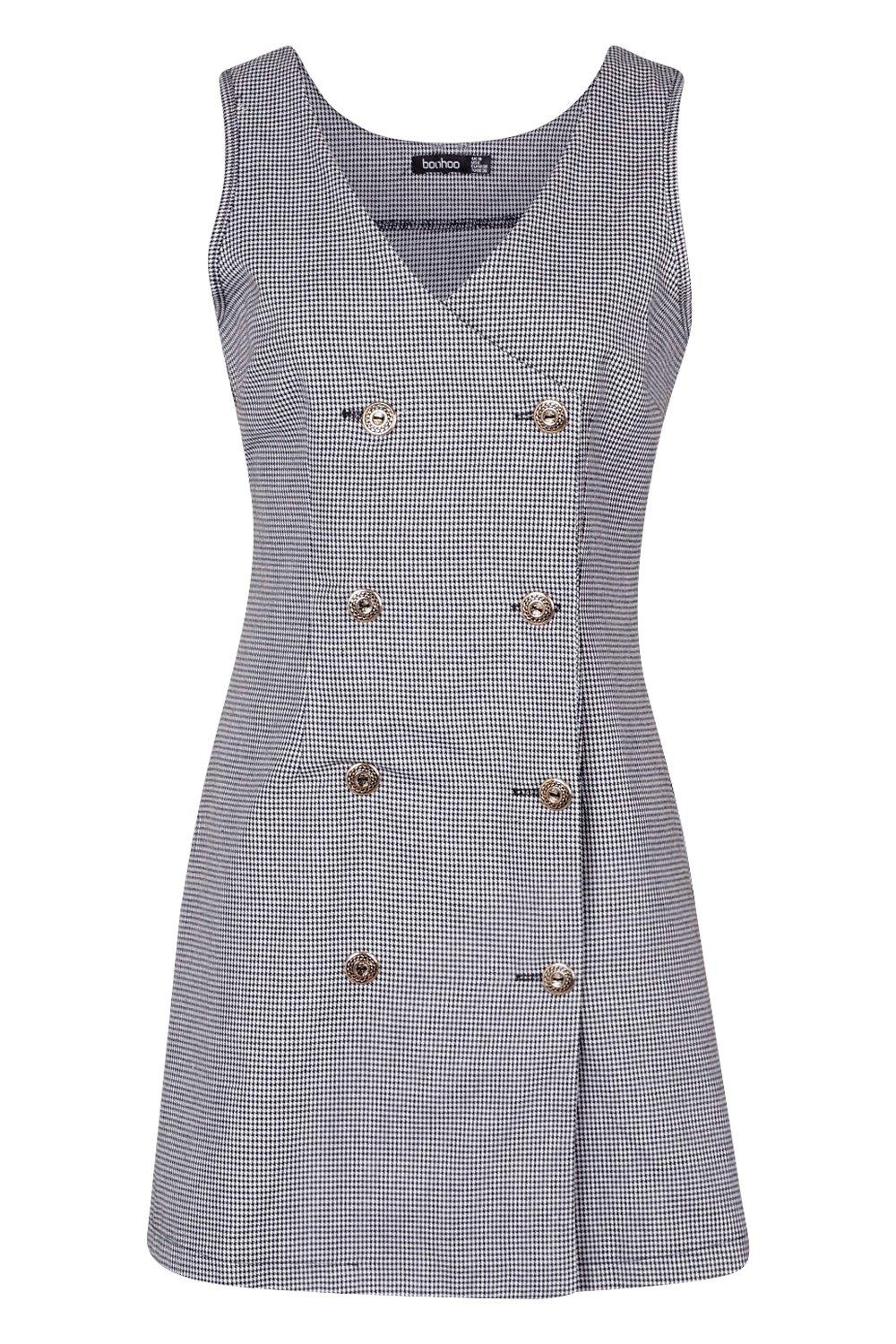 tweed dress boohoo