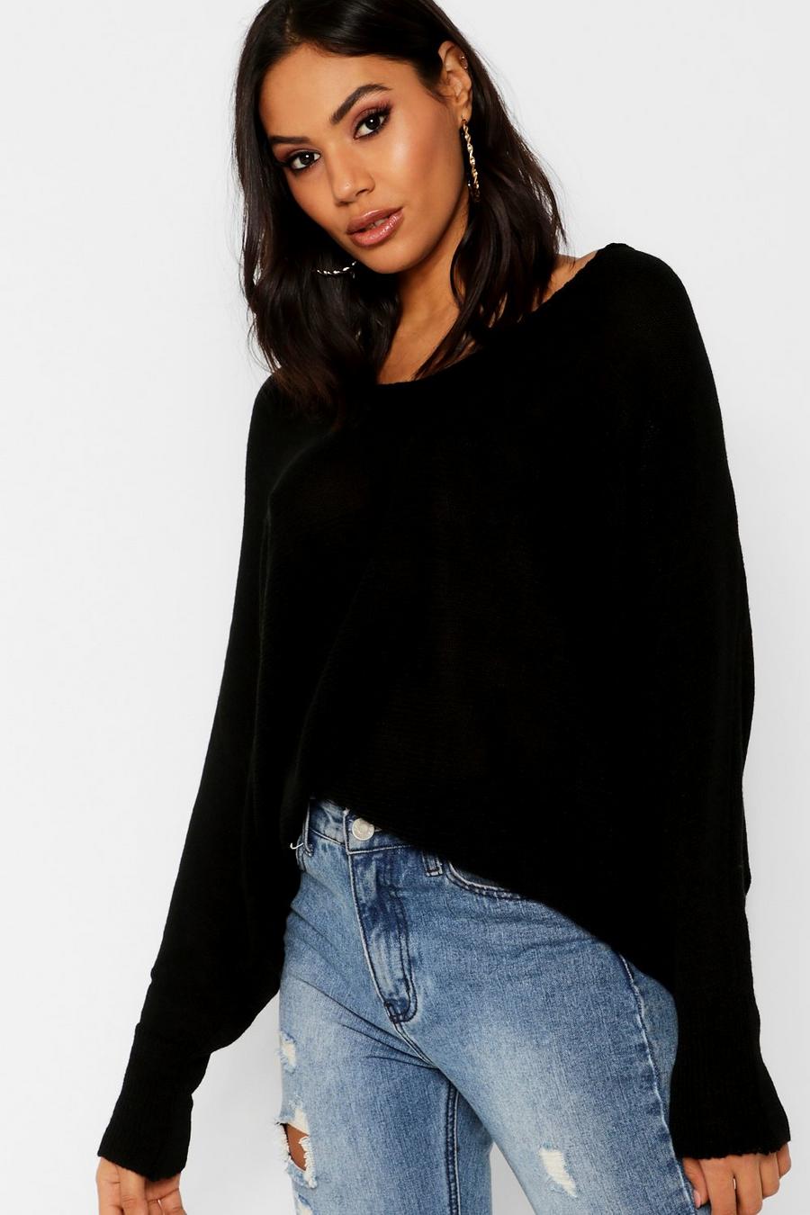 Oversized Batwing Sweater image number 1