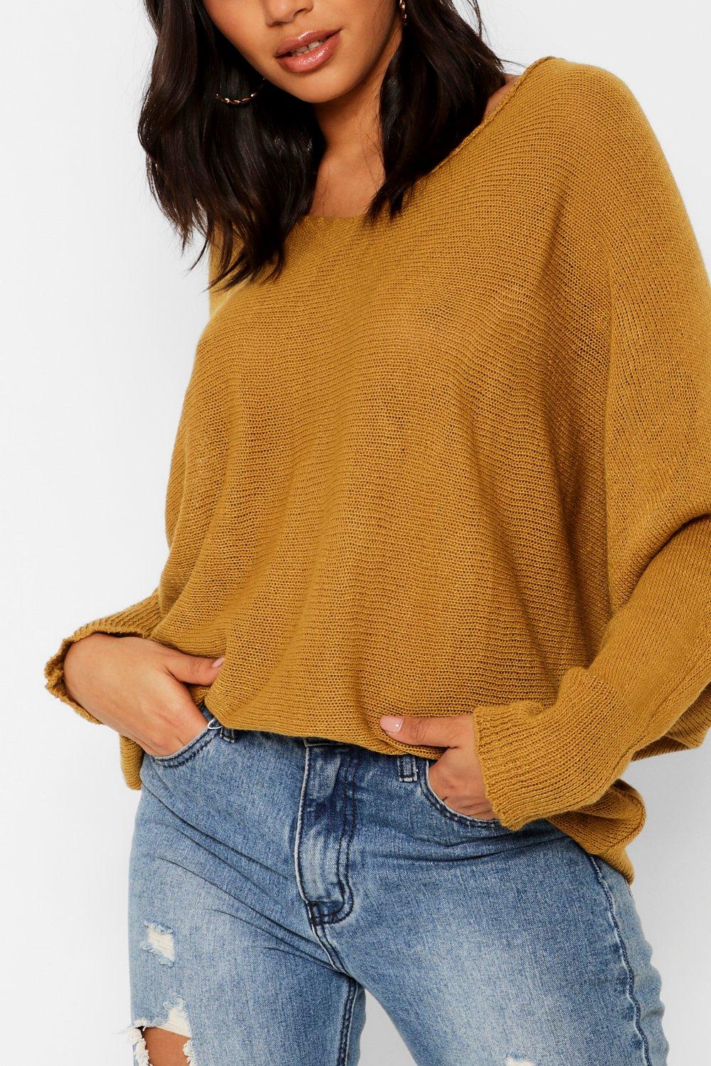 Oversized Batwing Jumper