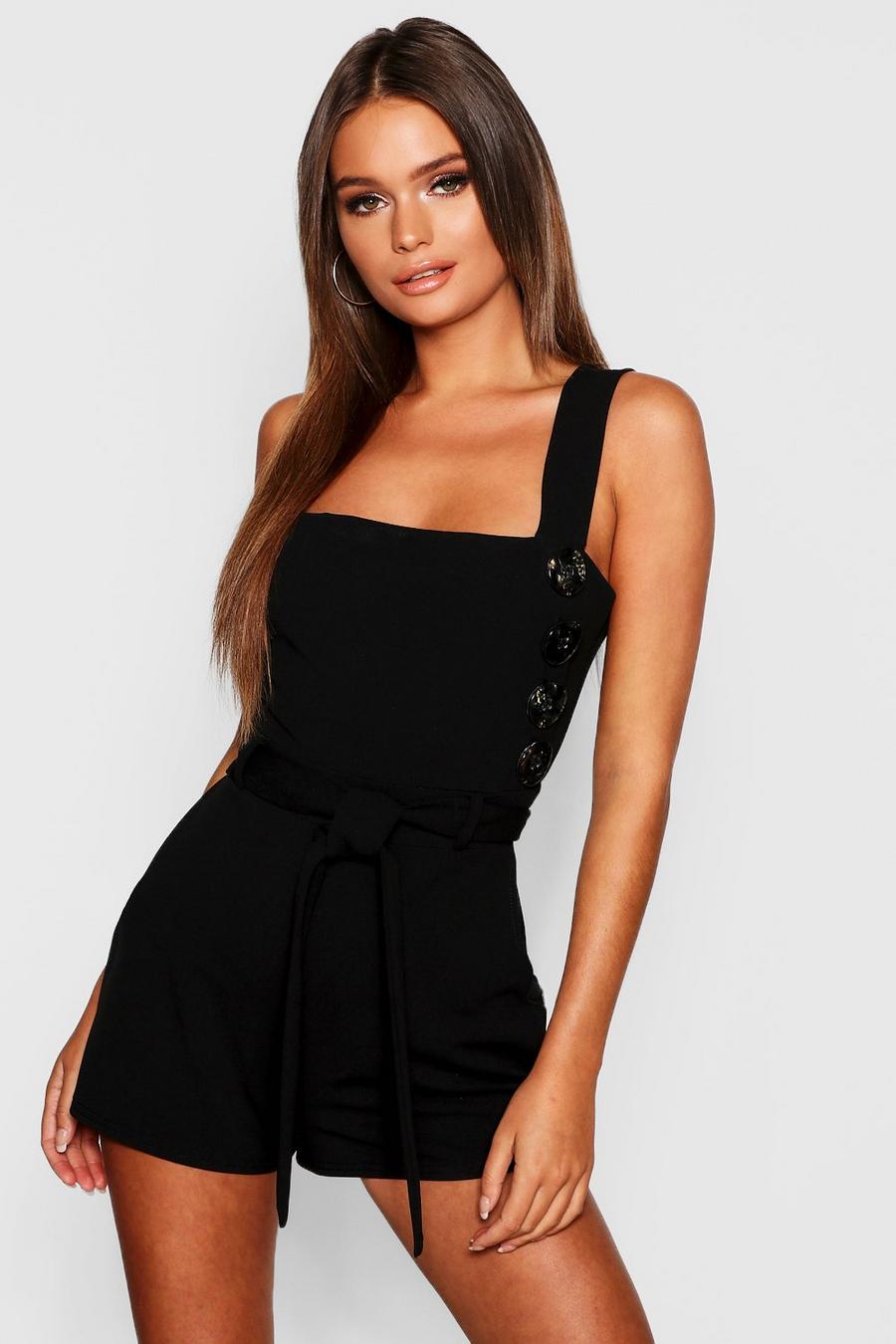 Button Belted Playsuit image number 1