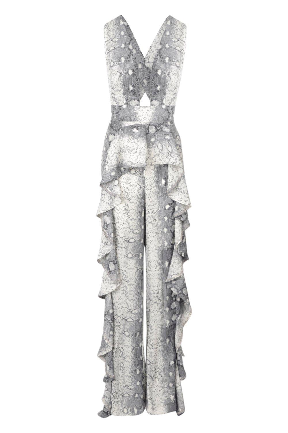 Frill pinafore jumpsuit online