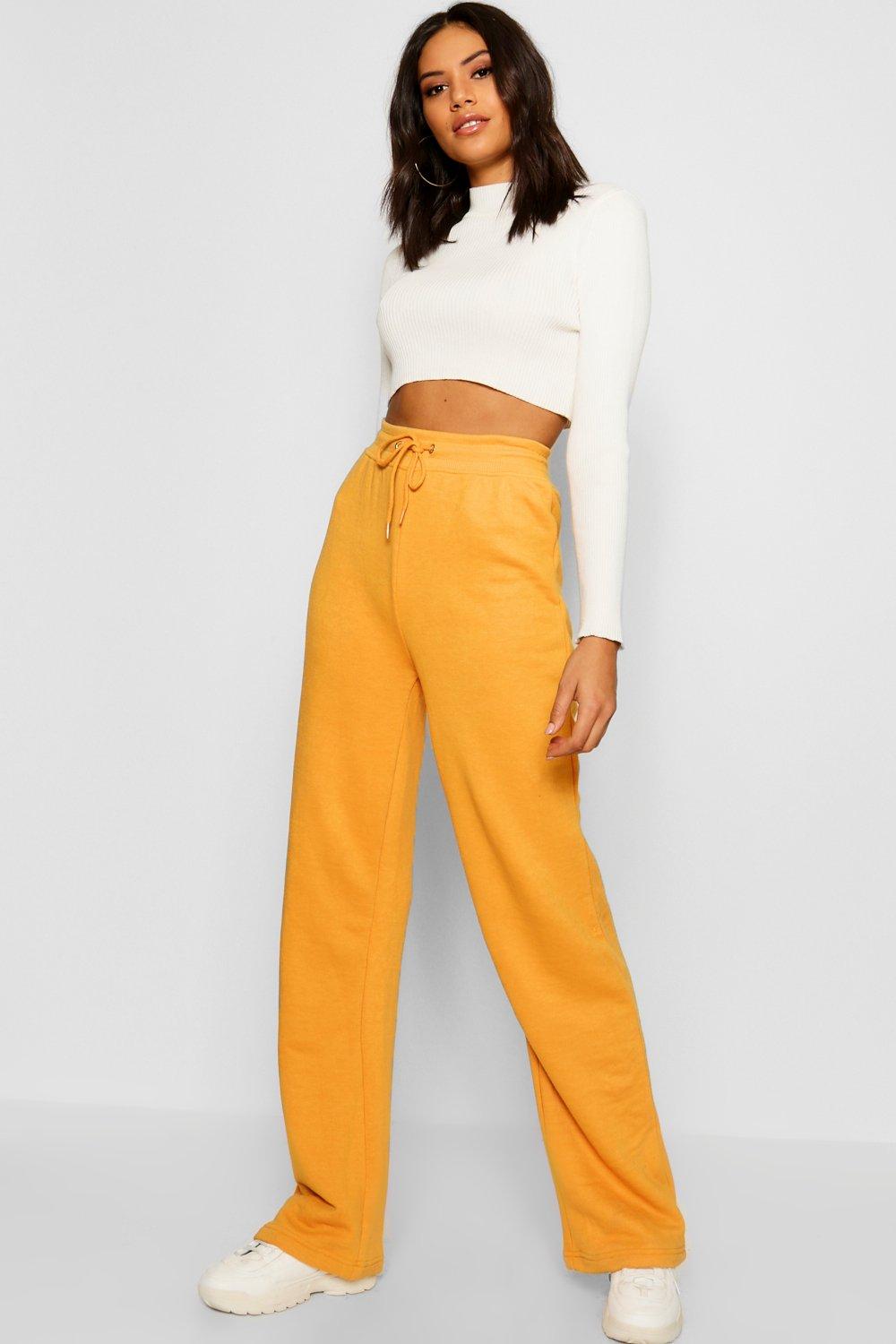 yellow joggers womens