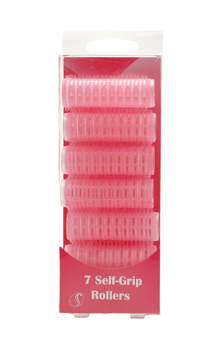 7 X 20mm Self Grip Hair Rollers, Pink image number 1