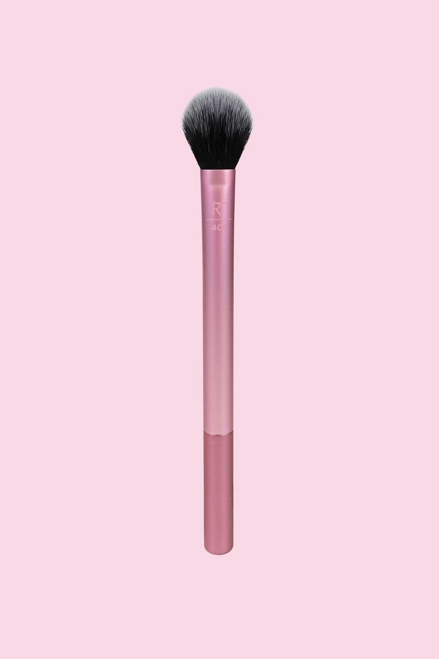 Pink REAL TECHNIQUES UNDER EYE SETTING POWDER MAKEUP BRUSH image number 1