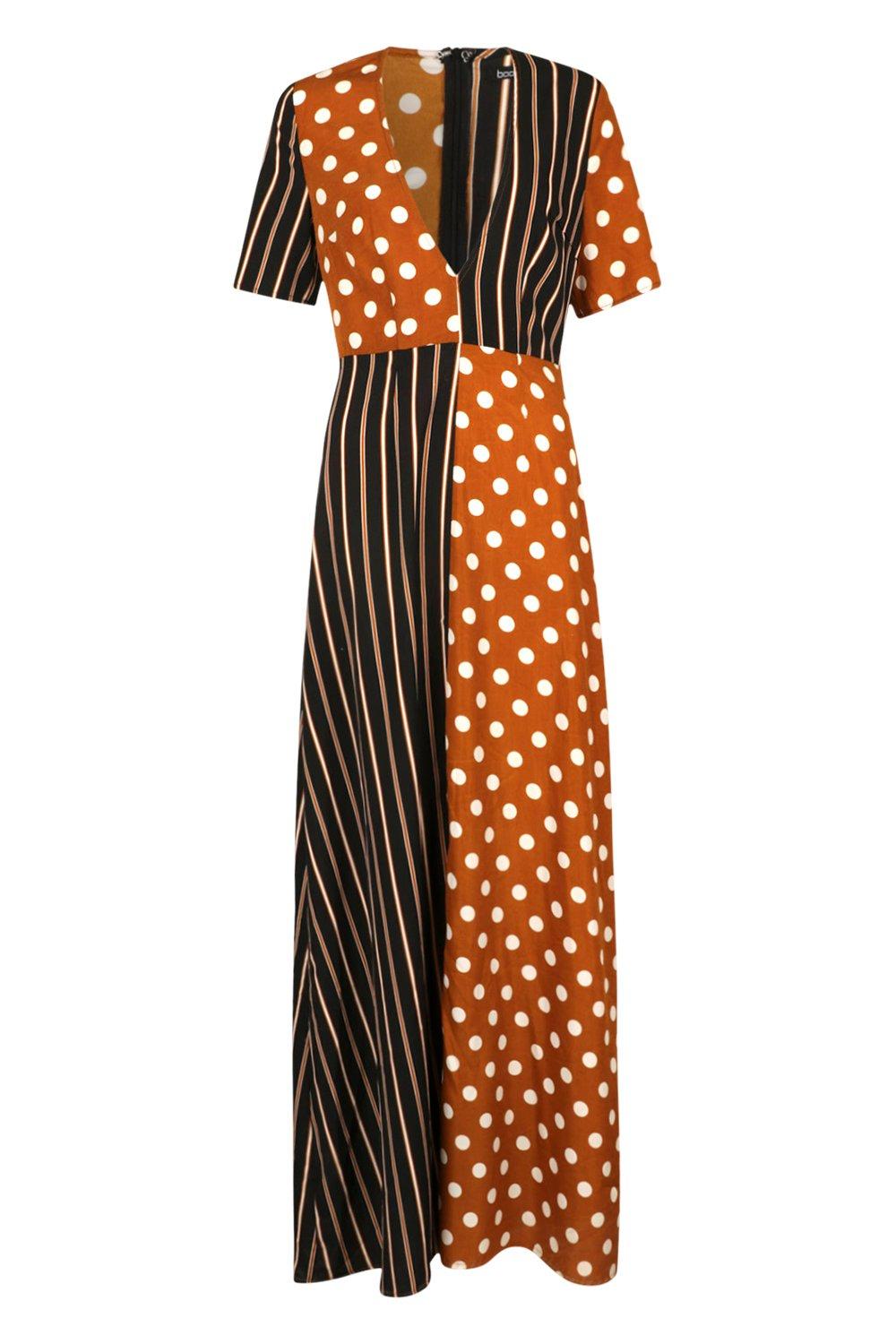 Spots and shop stripes maxi dress