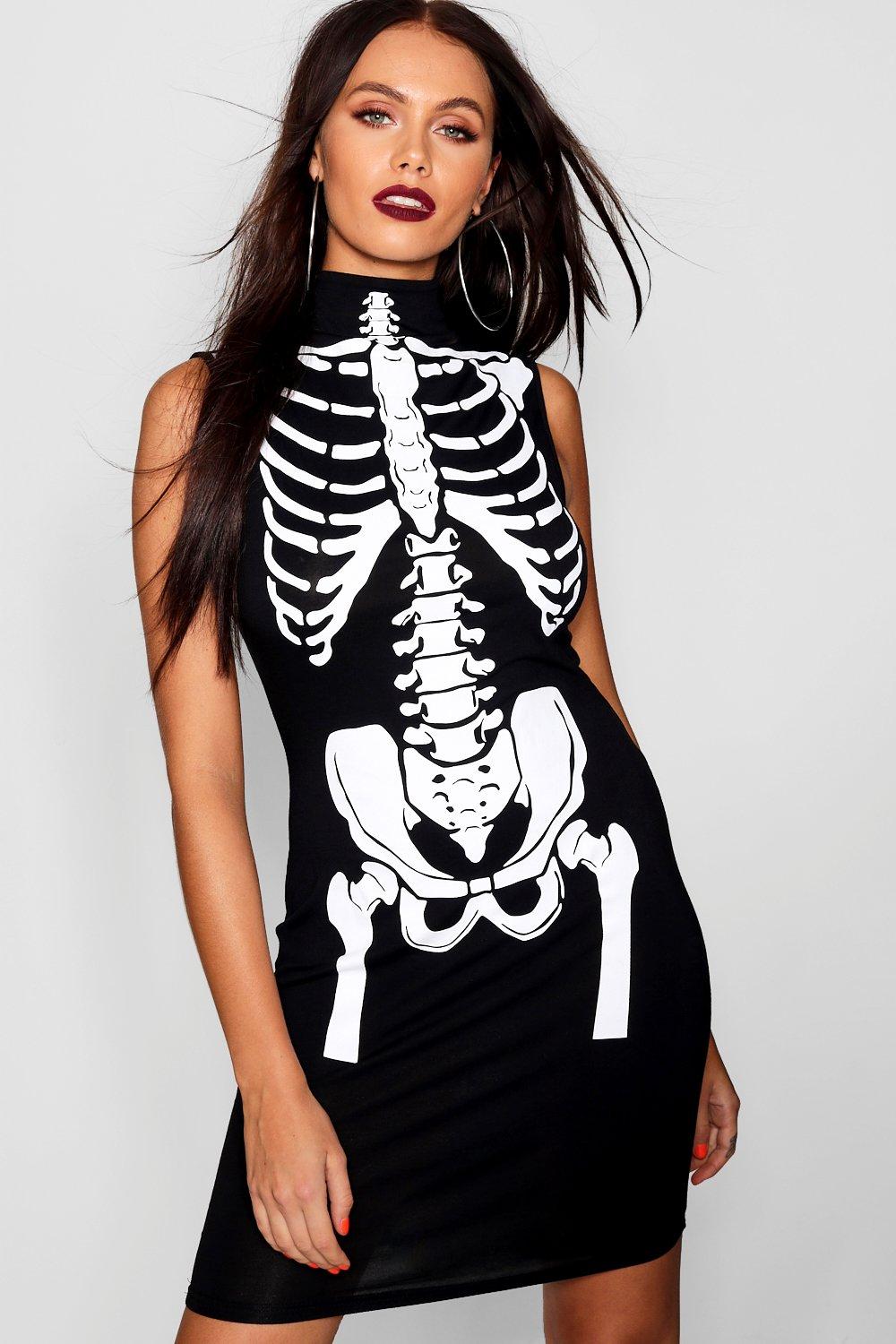 Boohoo 2025 skeleton dress