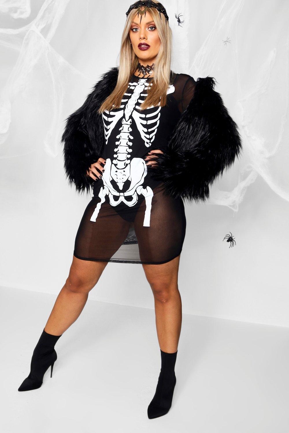 Mesh skeleton dress sale