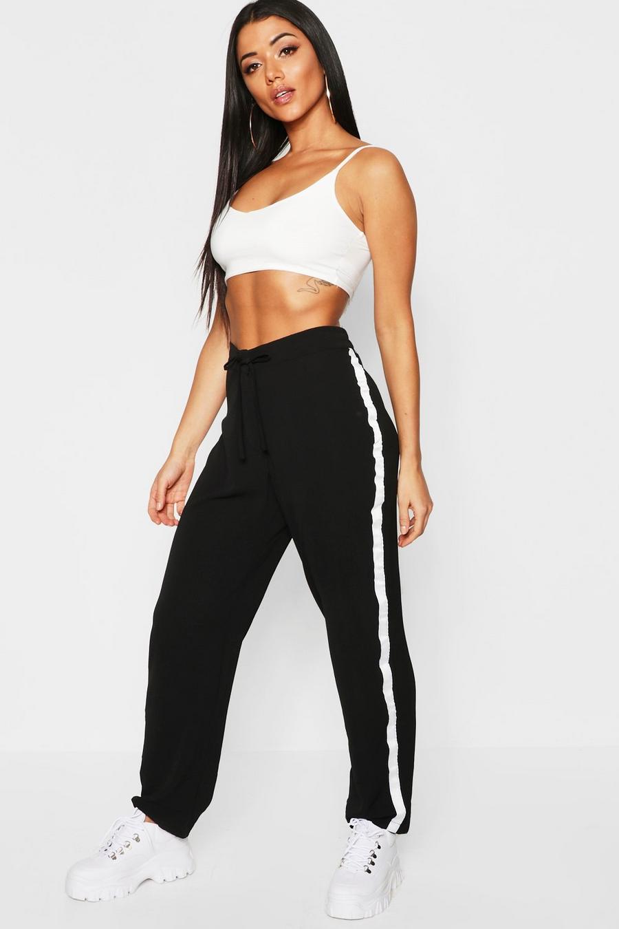 Side Stripe Woven Jogger Trousers image number 1