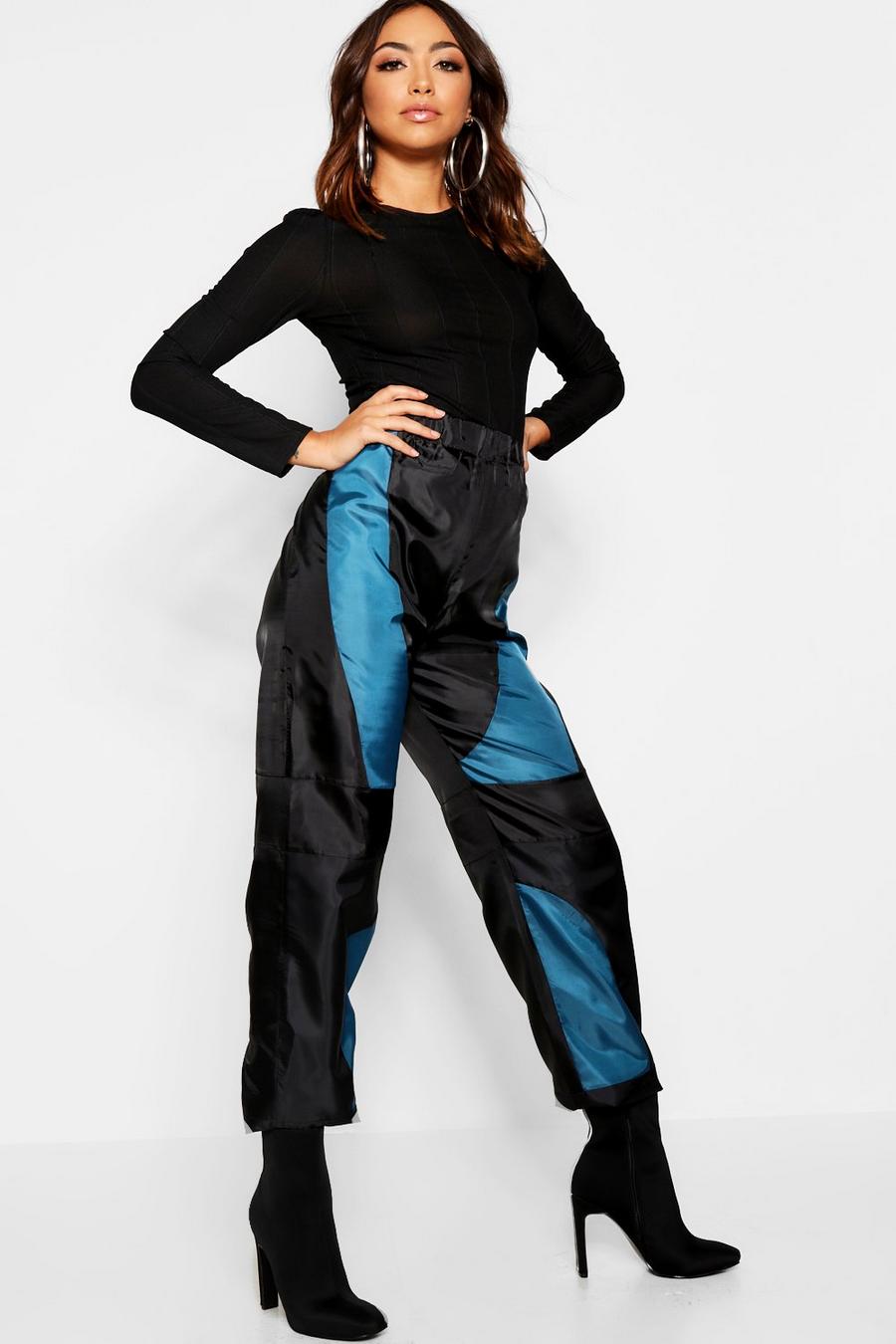 Shell Suit Contrast Panel Jogger image number 1
