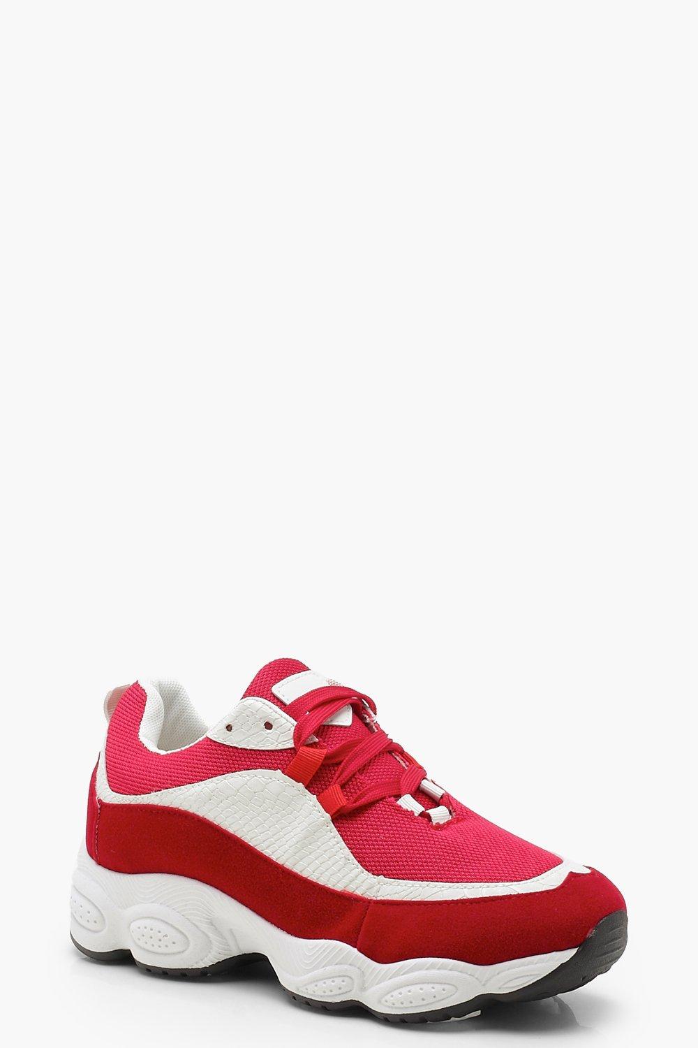 boohoo chunky trainers
