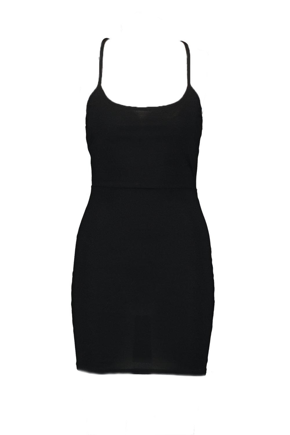 Boohoo Strappy Back bodycon Dress