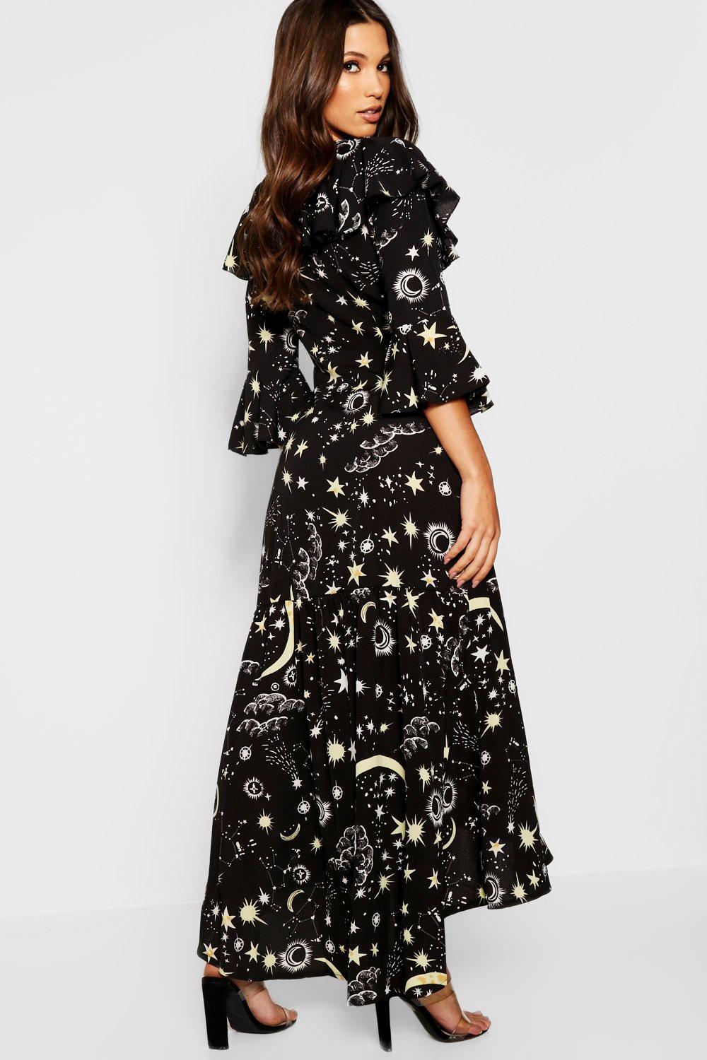 boohoo constellation dress