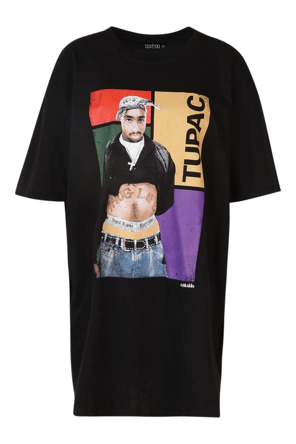 Oversized tupac t shirt dress on sale