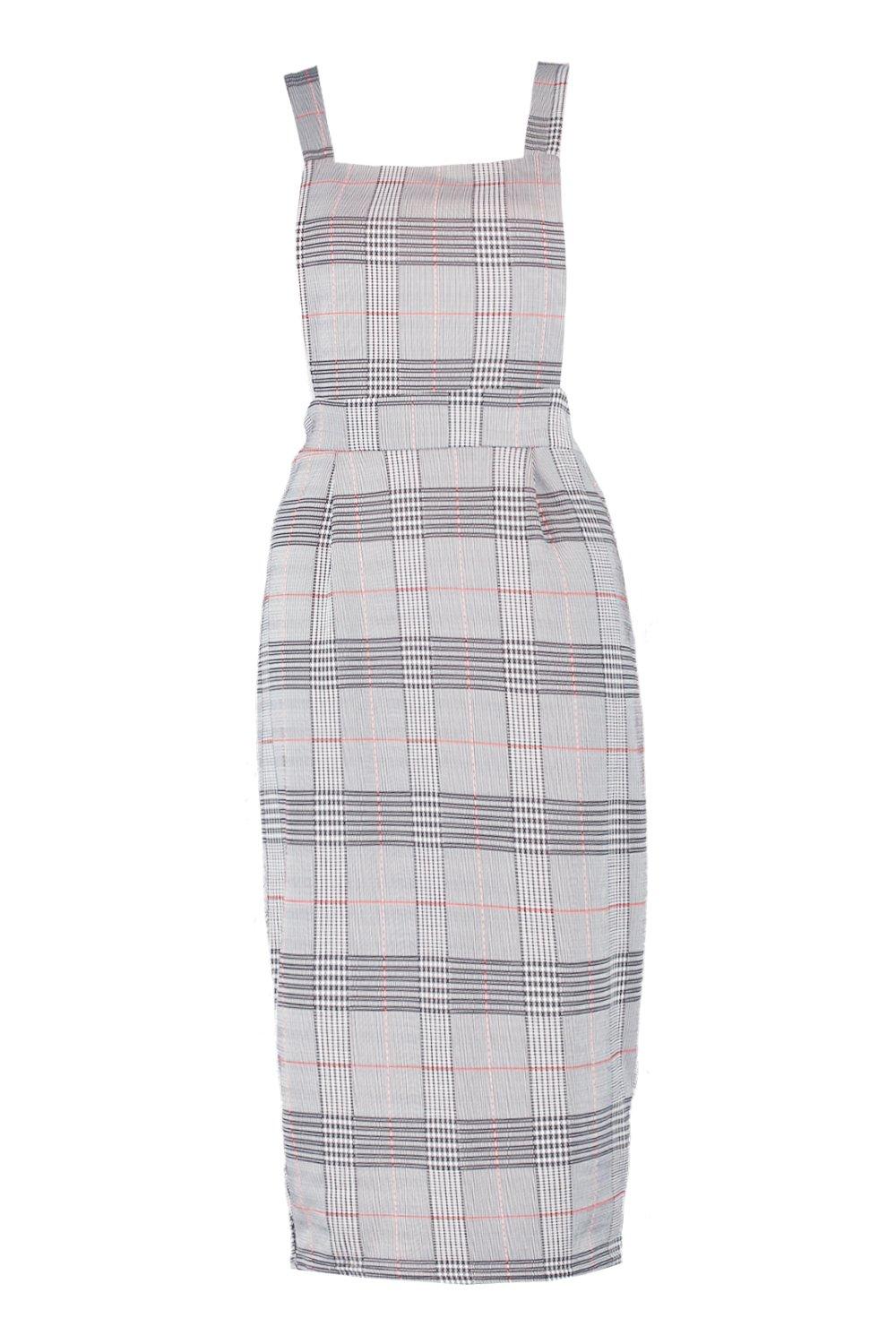 boohoo dogtooth dress