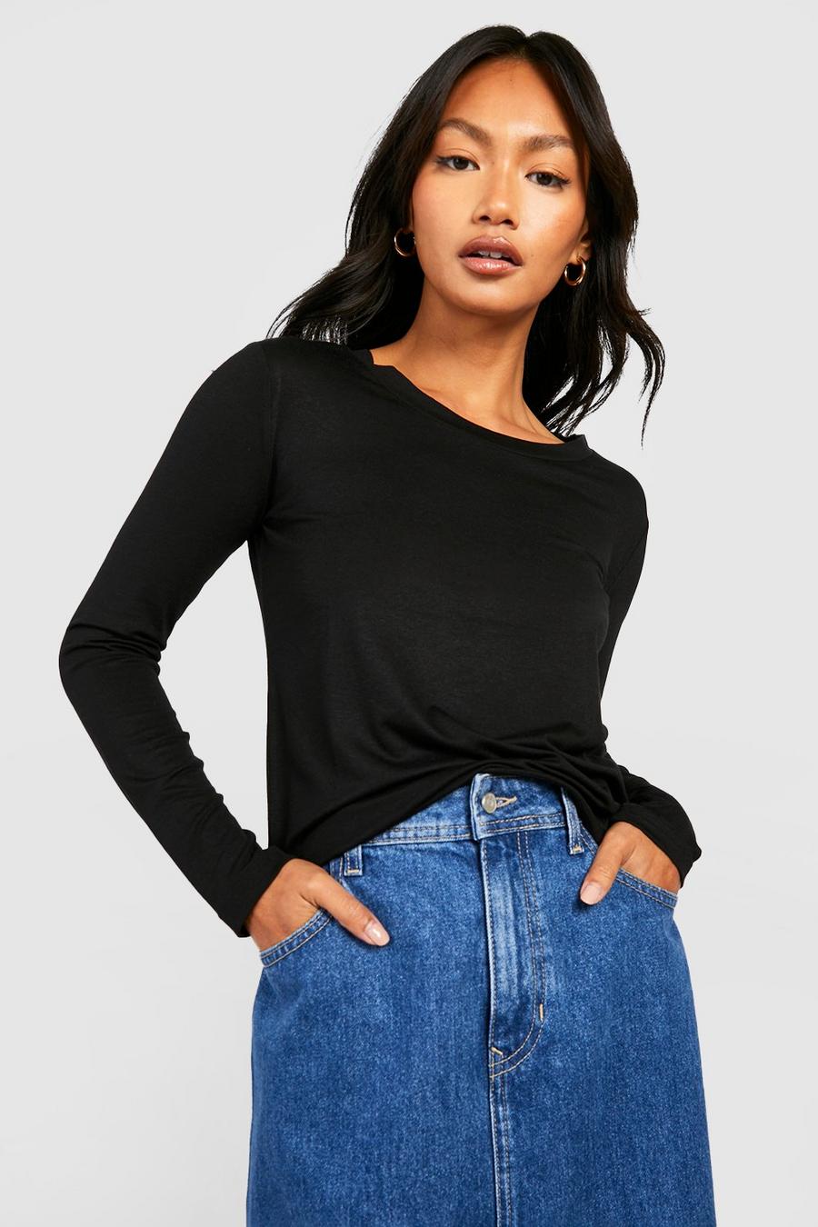 BINLIANG Women Half Sleeve Cropped T Shirt Tops Round Neck Crop Casual  Summer Basic Tees Tshirt (D# Black,Small) : : Clothing, Shoes &  Accessories