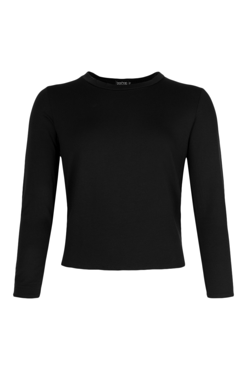 Plain black t shirt long sleeve sale