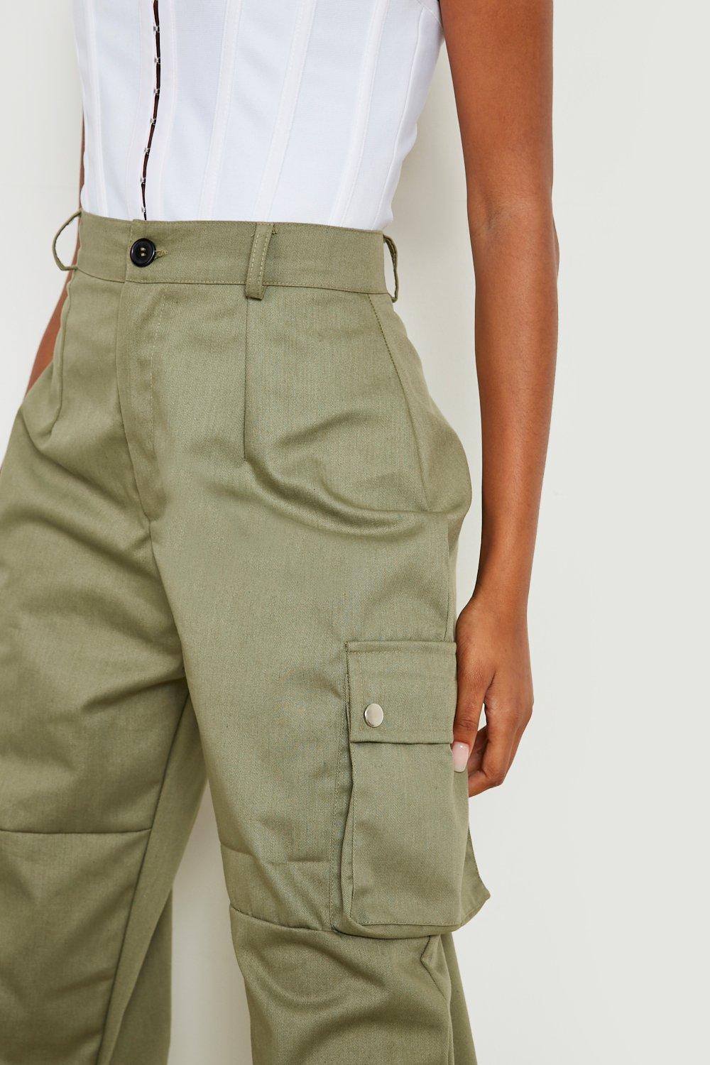 High waisted casual pants best sale