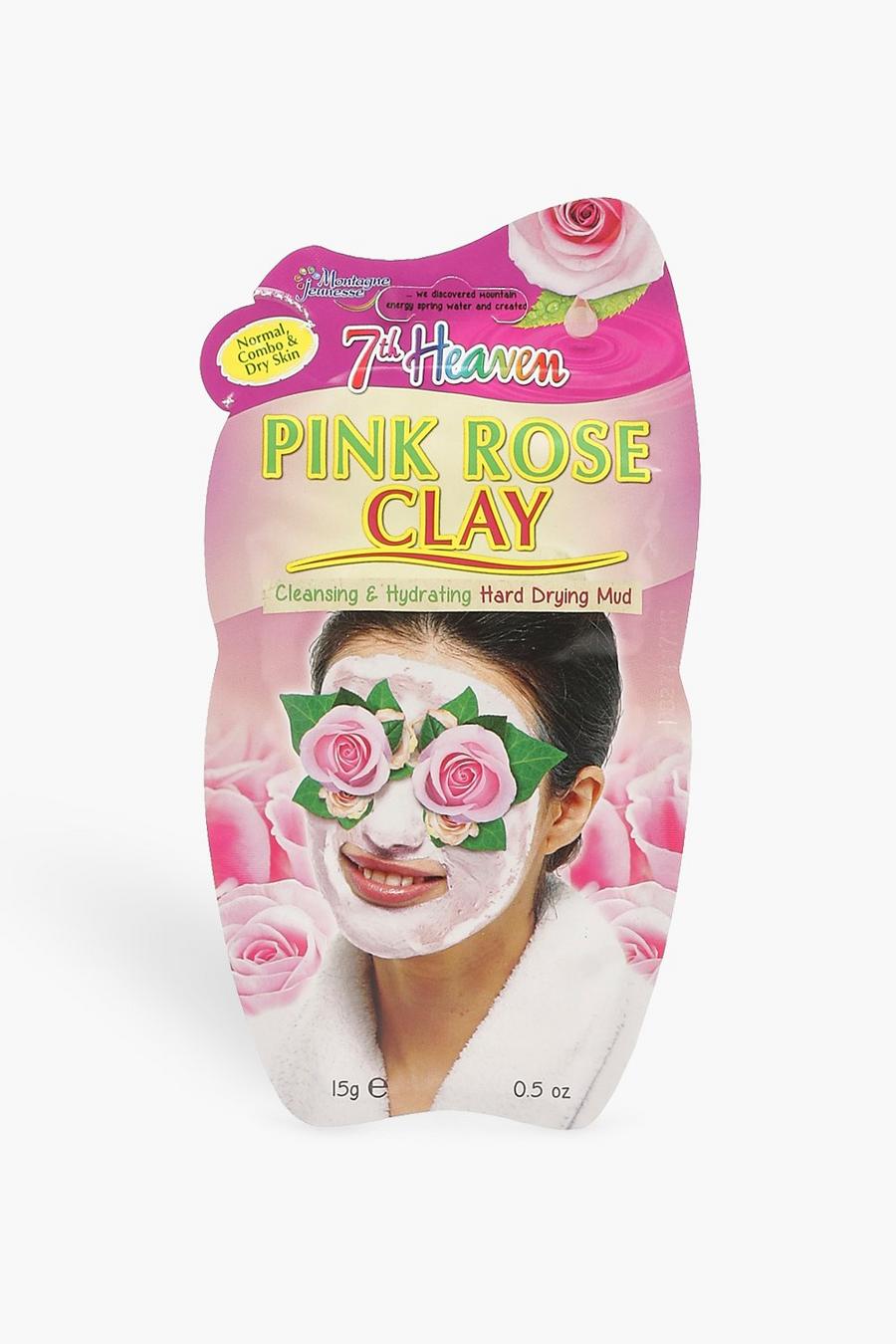 Pink Rose Clay Peel Off Face Mask image number 1