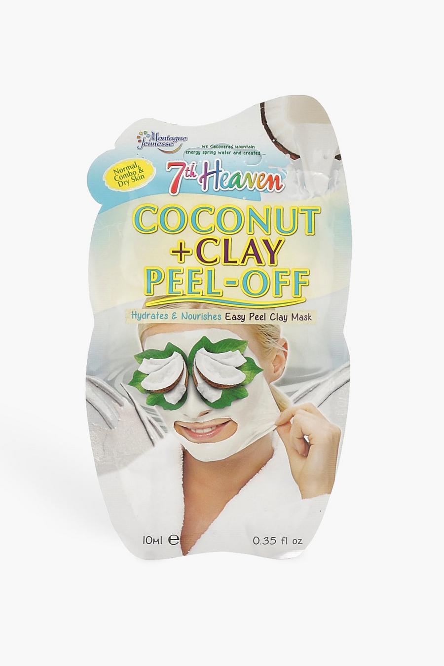 Coconut & Clay Peel Off Gesichtsmaske, Weiß white