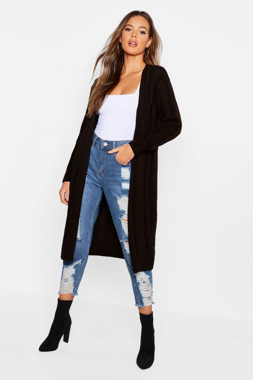 longline boyfriend cardigan