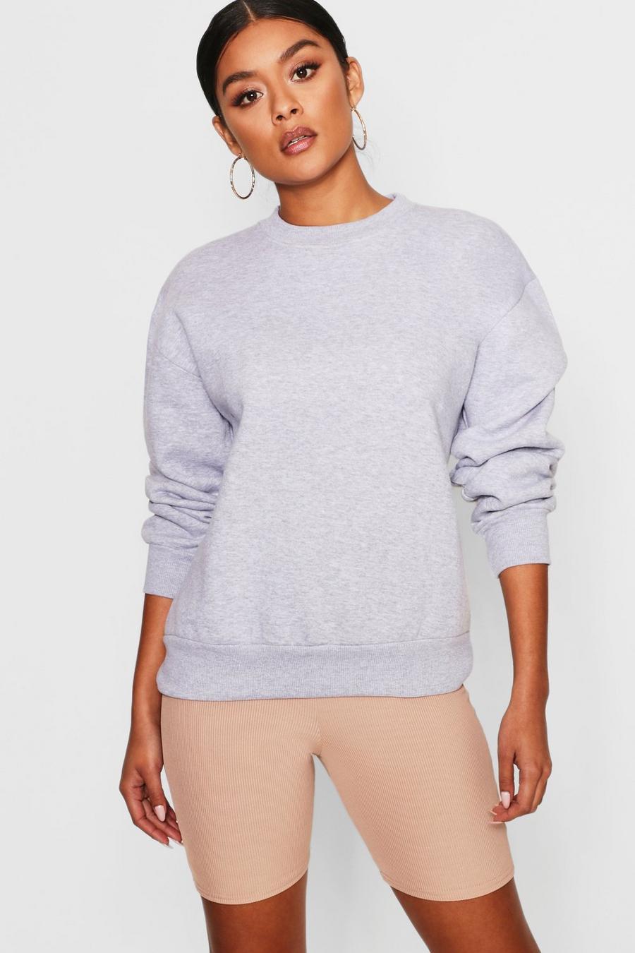 Grey Oversized Sweatshirt