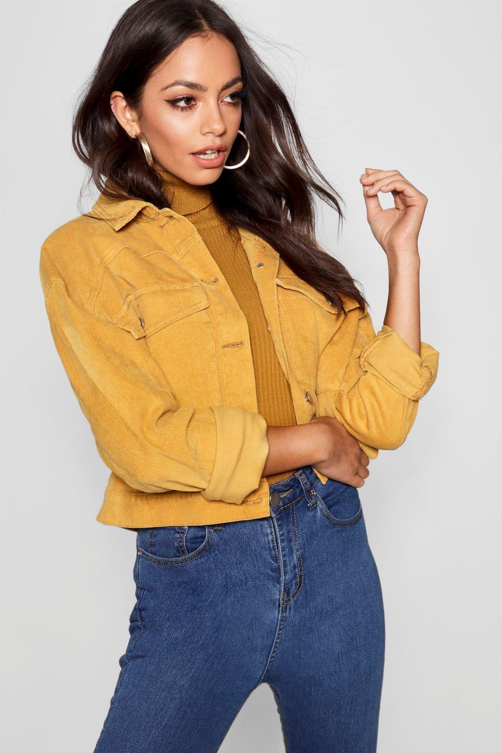 Boohoo 2025 mustard jacket