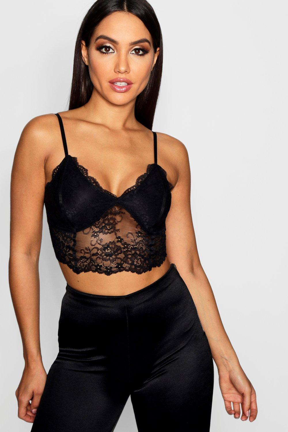 lace bralette boohoo