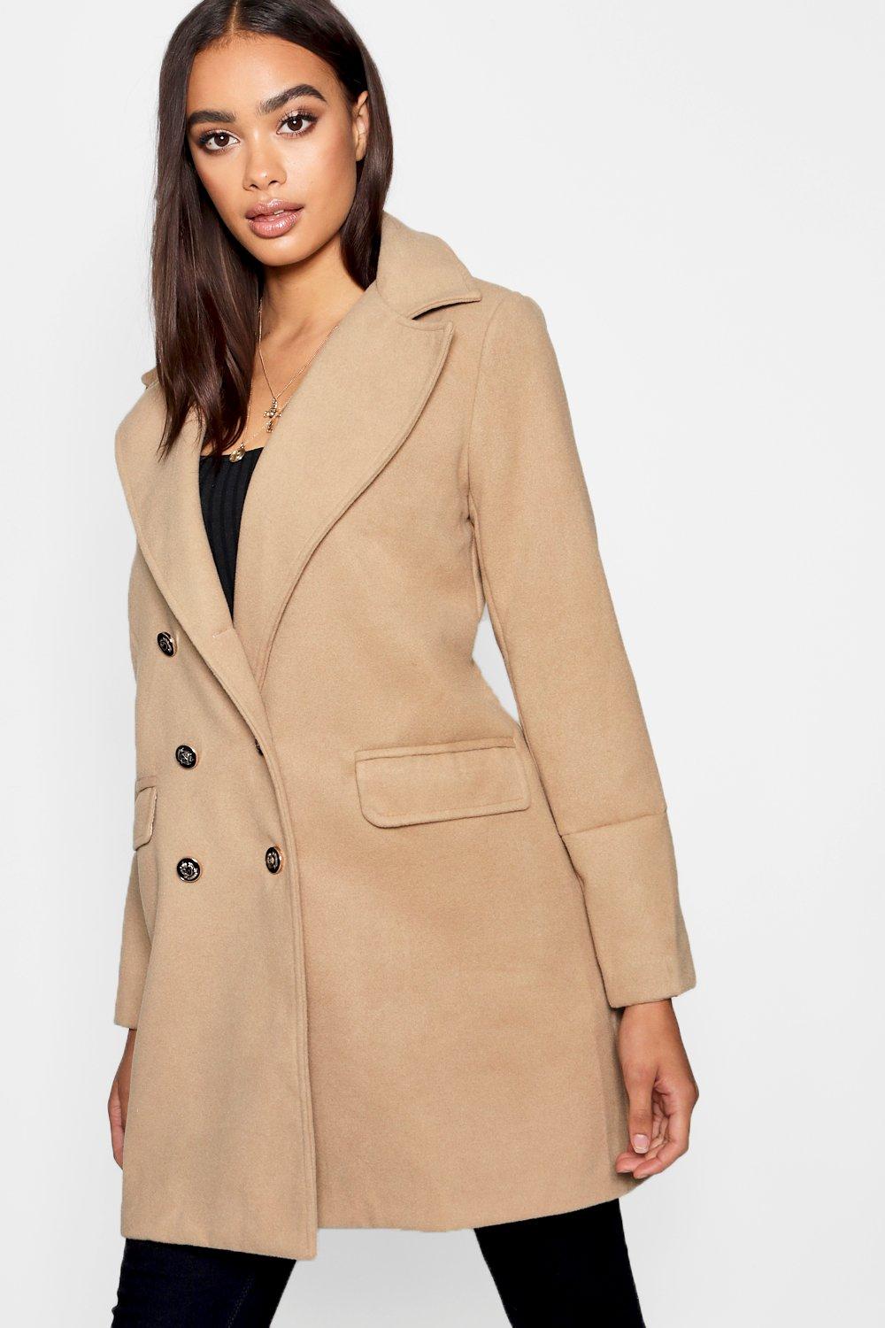 Boohoo military coat hotsell
