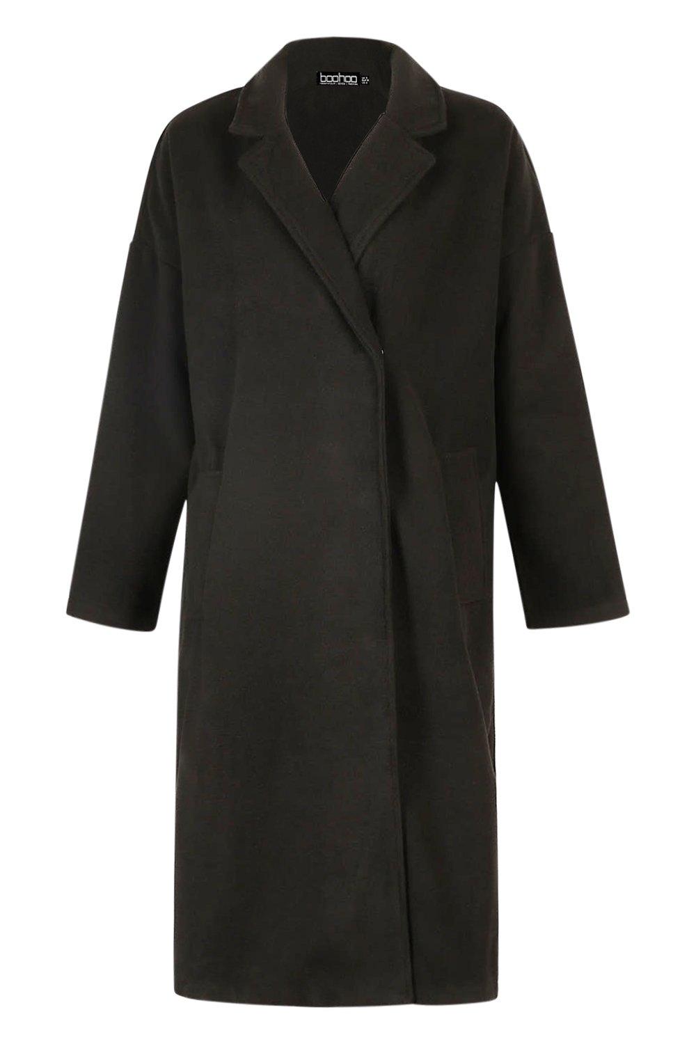 boohoo oversized coat