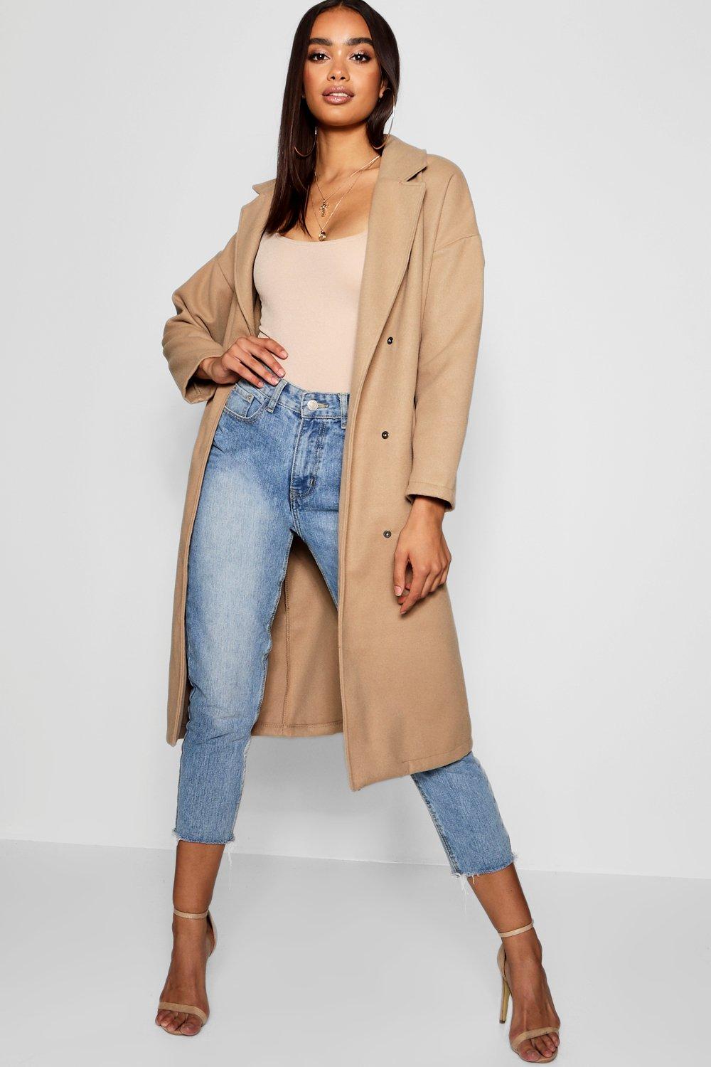 boohoo oversized coat