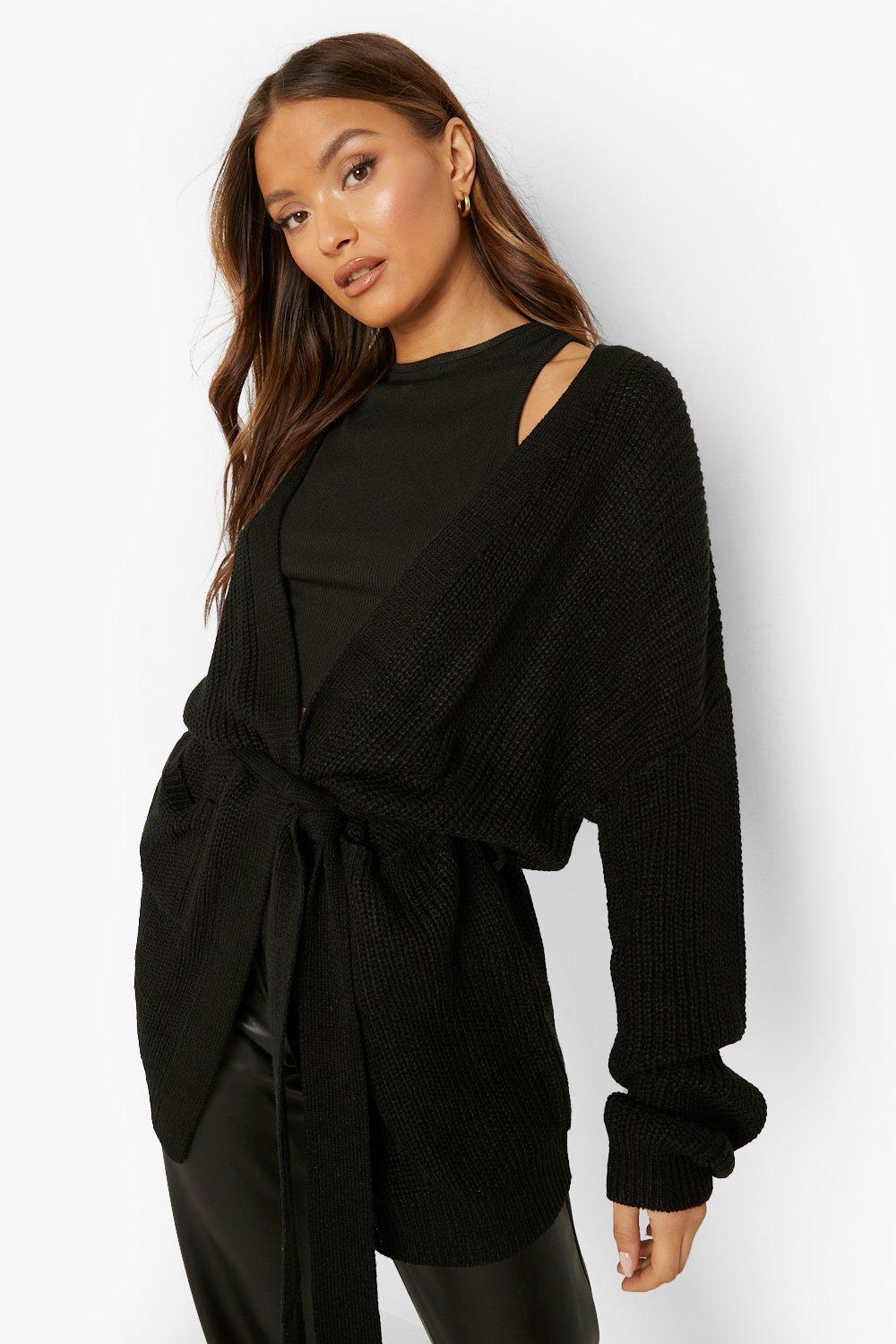 cropped boyfriend cardigan
