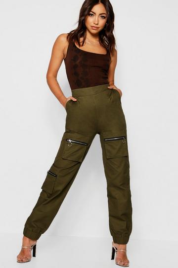 Woven Cargo Utility Pocket Trouser khaki