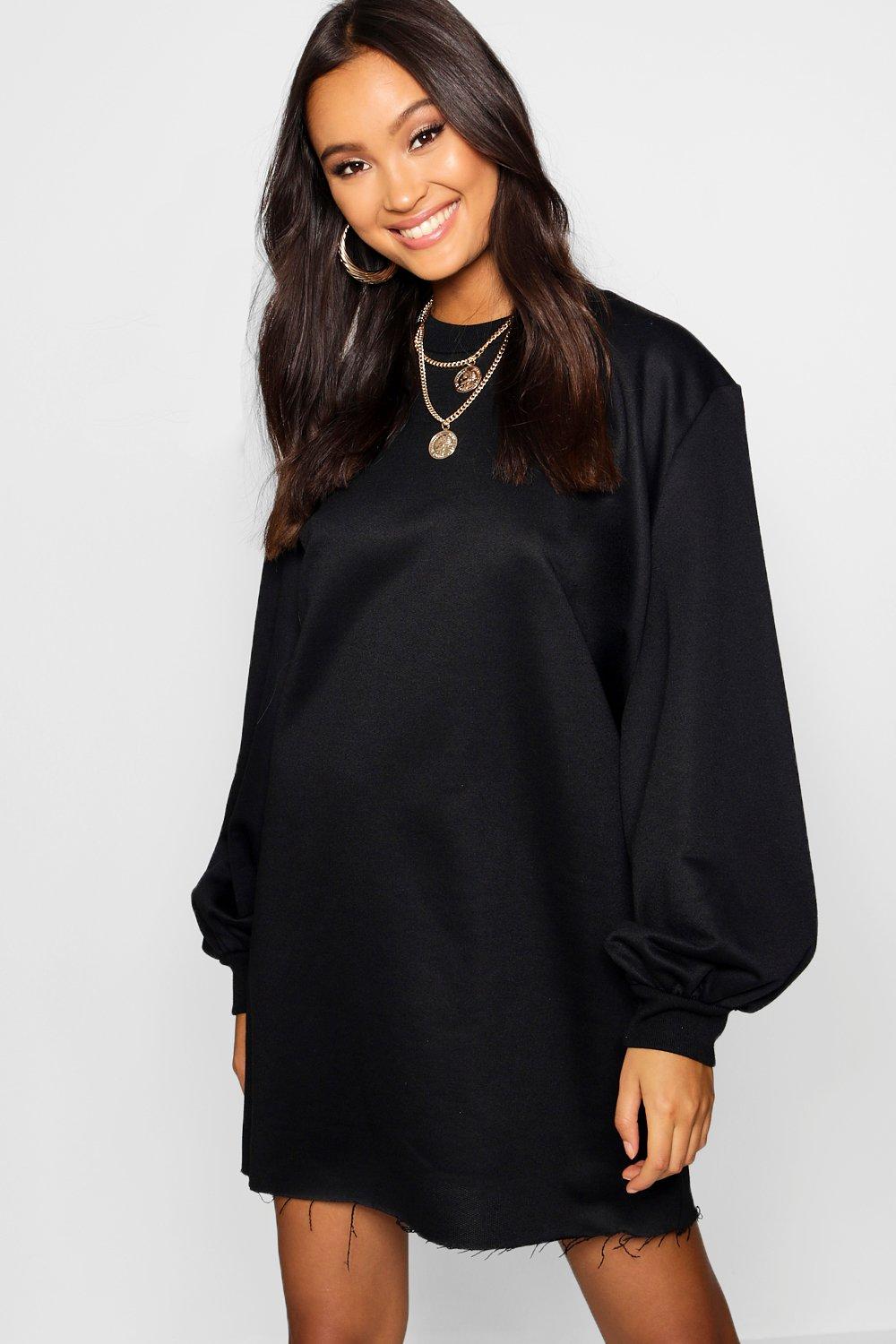 boohoo sweatshirt dress